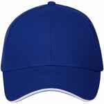 Бейсболка SPIKER, ярко-синяя с белым