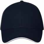 Бейсболка SPIKER, темно-синяя с белым