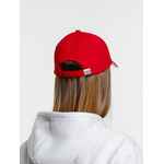 Бейсболка SPIKER, красная с белым