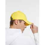 Бейсболка SPIKER, желтая с белым