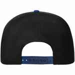 Бейсболка FORESIDE с прямым козырьком, черная с синим