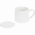 Кружка с подогревом и беспроводной зарядкой DUALBASE VER. 2.0 MATT, белая