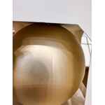 Оформительский шар FINERY, 8 см, матовый золотистый