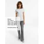 Футболка женская T-BOLKA LADY, белая (белоснежная), размер L