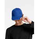 Бейсболка CLASSIC, ярко-синяя с белым кантом