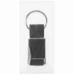 Брелок STROPP с тканевой вставкой, черный