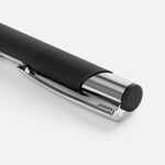 Ручка шариковая KESKUS SOFT TOUCH, черная