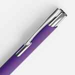 Ручка шариковая KESKUS SOFT TOUCH, фиолетовая