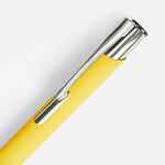 Ручка шариковая KESKUS SOFT TOUCH, желтая