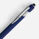 Ручка шариковая POINTER SOFT TOUCH со стилусом, темно-синяя