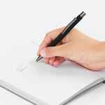 Ручка шариковая ATENTO SOFT TOUCH, черная