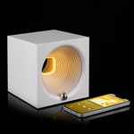 BLUETOOTH-колонка с подсветкой VOLUMETRIC, белая