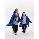 Дождевик детский RAINDROP KIDS, ярко-синий, 10 лет (рост 130-140)