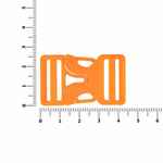 Застежка-пряжка FIBBIA, оранжевый неон