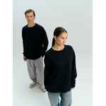 Свитшот оверсайз унисекс OMNIFIT, черный, размер XS/S