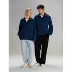 Толстовка унисекс NEOFIT, темно-синяя, размер XS/S