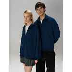 Толстовка унисекс NEOFIT, темно-синяя, размер XS/S