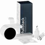 Станция беспроводной зарядки с часами FULLSTACK, белая