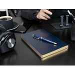 Ручка шариковая LETRA GOLD, глянцевая, темно-синяя