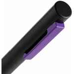 Ручка шариковая INKOLOR, черная с фиолетовым