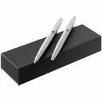 Набор из механического карандаша и ручки POETICA, серебристый