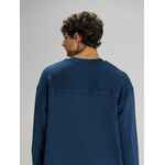 Свитшот оверсайз унисекс VOZDUH, темно-синий, размер XS/S