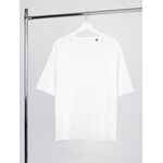 Футболка оверсайз унисекс VOZDUH, молочно-белая, размер XS/S