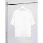 Футболка оверсайз унисекс VOZDUH, молочно-белая, размер XS/S