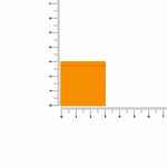 Лейбл из ПВХ KARE, оранжевый неон