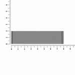 Лейбл из ПВХ DZETA, S, серый