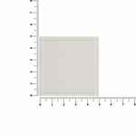 Лейбл из ПВХ DZETA, L, белый