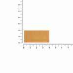 Лейбл кожаный PASEK, XS, бежевый