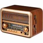 BLUETOOTH-колонка с радио BEATNIK, коричневая
