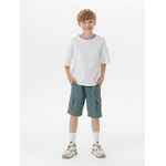 Футболка детская оверсайз TEEZER, белая, 6 лет