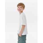 Футболка детская оверсайз TEEZER, белая, 6 лет