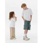 Футболка детская оверсайз TEEZER, белая, 6 лет