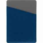 Картхолдер DUAL, серо-синий