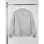 Бомбер из искусственной кожи UNIVER, серый, размер XS/S