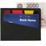 Картхолдер MULTIMO, черный с зеленым