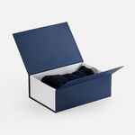 Коробка BICOLOR CASE, белая с синим