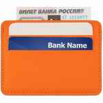 Чехол для карточек SHALL SIMPLE, оранжевый