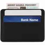 Чехол для карточек SHALL SIMPLE, черный