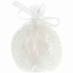 Свеча KNITEAM, клубок, белый