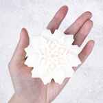 Свеча SNOWFLAME 2, белая, 8 см