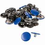 Кнопка CLAVIS, M, синяя