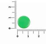 Кнопка CLAVIS, M, зеленый неон