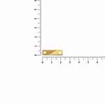 Шильдик металлический ALFA LITEN, золотистый глянцевый