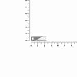 Шильдик металлический ALFA LITEN, серебристый глянцевый