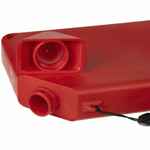 Плоская бутылка для воды FLACON, красная