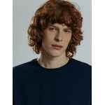 Футболка оверсайз унисекс BASE SPACE, темно-синяя, размер XS/S